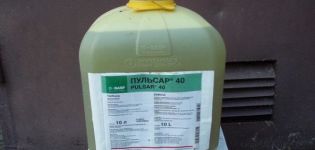Instrucciones de uso del herbicida Pulsar, composición y forma de liberación del producto.