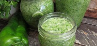 13 bästa recept för att göra grön adjika för vintern
