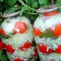 TOP 10 recipes for canned tomatoes with cabbage in jars for the winter