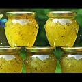 Recept na výrobu uhoriek s citrónom, pomarančom a medom