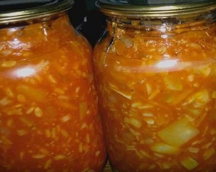 9 labākās receptes tomātu un rīsu vārīšanai ziemai