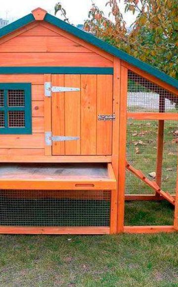 Instructions for making a mobile chicken coop with your own hands
