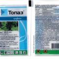 Instructions for the use of Topaz fungicide for processing grapes in spring and autumn and waiting times