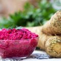 10 best recipes for step-by-step cooking of horseradish with beets for the winter