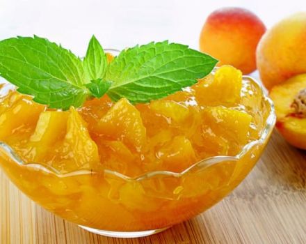Mga simpleng recipe para sa paggawa ng peach jam na may dalandan para sa taglamig