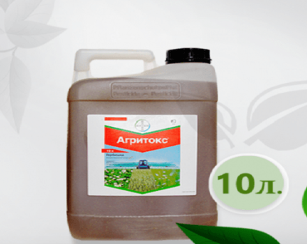 Az Agritox herbicid felhasználási útmutatója és a gyógyszer hatásspektruma