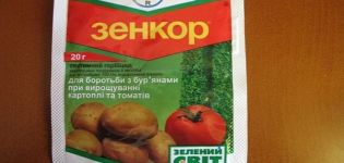 Instructies voor het gebruik van het medicijn Zenkor tegen onkruid op aardappelen