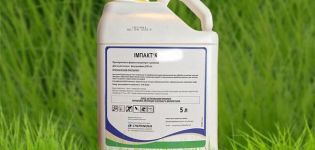 Instructions for the use of the fungicide Impact and consumption rates