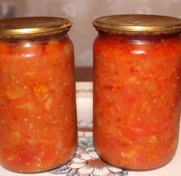 TOP 8 opskrifter til madlavning af kaviar fra tomater og gulerødder og løg til vinteren