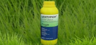 Instruktioner för användning av herbiciden Centurion, verkningsmekanism och konsumtionshastighet