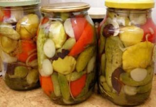 How to cook a vegetable garden in a jar with tomatoes, cabbage, peppers and carrots without sterilization for the winter