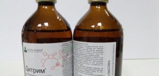 Ditrim-valmisteen koostumus ja käyttöohjeet kaneille, annostus ja analogit