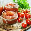 Recipes for cherry tomatoes in their own juice for the winter you will lick your fingers