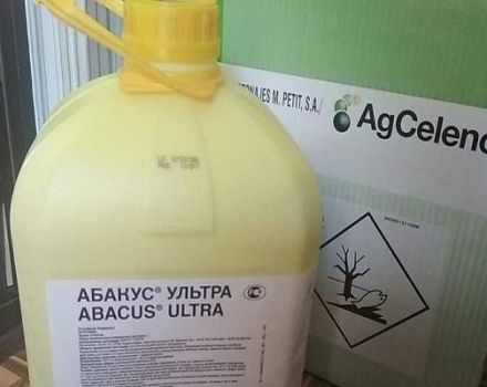 Instructions for the use of fungicide Abacus Ultra and mechanism of action