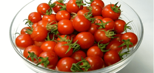 Opis odrody cherry paradajok červená, jej vlastnosti a produktivita