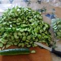 How to freeze cucumbers fresh for the winter at home