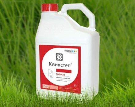 Upute za uporabu herbicida Quickstep, stope potrošnje i analozi