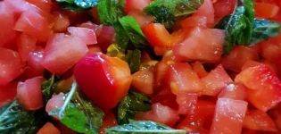 Krok za krokem recepty na moření rajčat s mátou na zimu