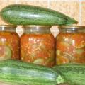 Ein köstliches Rezept zum Kochen von Zucchini mit Satsebeli-Sauce für den Winter