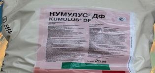 Instructies voor het gebruik van het fungicide Cumulus en consumptietarieven