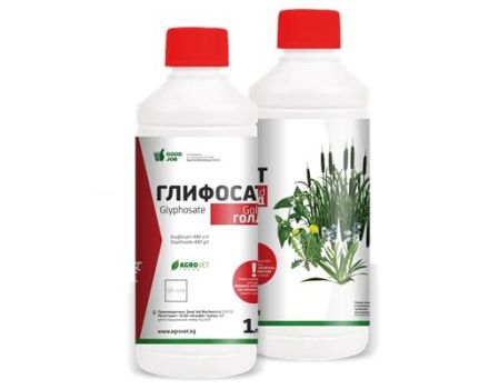 Instructies voor het gebruik van herbicide met continue werking Glyfosaat