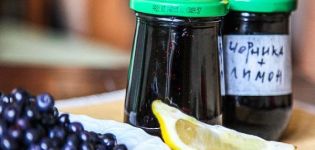 The best recipe for making blueberry jam with lemon for the winter