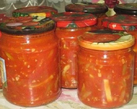 3 pinakamahusay na mga recipe para sa canning zucchini sa Krasnodar sauce para sa taglamig