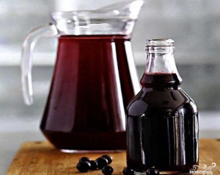 Mga nangungunang 2 mga recipe para sa sunud-sunod na paghahanda ng blackcurrant syrup para sa taglamig