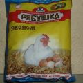 Instruccions d’ús de Ryabushka per a gallines ponedores, dosificació i contraindicacions