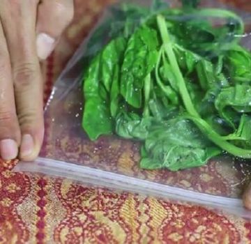 How can you keep fresh basil in the refrigerator for the winter at home?