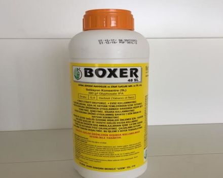 Instructies voor het gebruik van herbicide Boxer, werkingsmechanisme en consumptiegraden