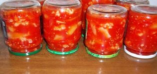 Simpele recepten voor het inblikken van bloemkool in tomaat voor de winter