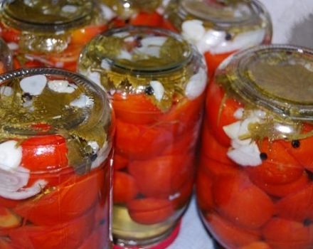Herkullisia reseptejä talvisäilytettyjen tomaattipuolikoiden kanssa, steriloinnilla ja ilman