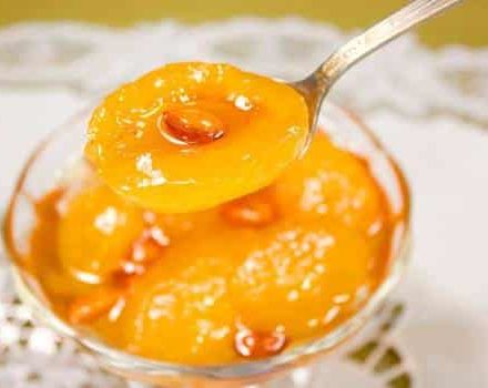 Rezept für die Zubereitung von Aprikosenmarmelade mit Mandeln für den Winter