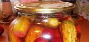 Det bästa receptet för att göra inlagda gurkor med körsbär för vintern