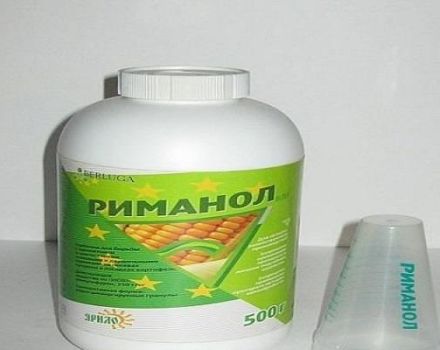 Instruktioner för användning och spektrum av verkan av herbicidet Rimanol, hur man förbereder en arbetslösning
