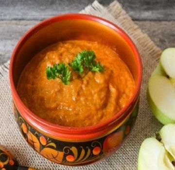 7 recipes for cooking squash caviar with apples for the winter