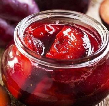 A simple recipe for juice from plums for the winter at home