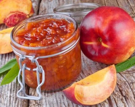 A simple step-by-step recipe for making nectarine jam for the winter