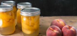 Vienkārša recepte persiku ievārījuma pagatavošanai ziemai