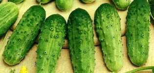 Beschrijving van de komkommervariëteit Zhuravlenok f1, zijn kenmerken en opbrengst