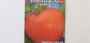 Opis odrody paradajok Nonna m, jej úrody a pestovania