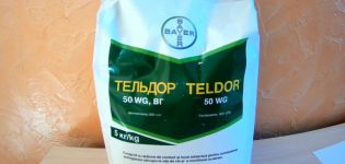 Instructions for use of the fungicide Teldor, compatibility and analogues
