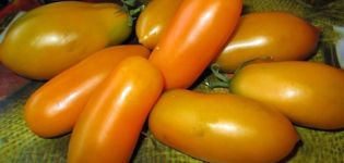 Tomaattikultakala-lajikkeen ominaisuudet ja kuvaus, sen sato