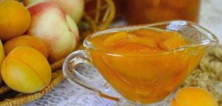 Kuinka keittää aprikoosi- ja persikkahilloa talveksi yhdessä