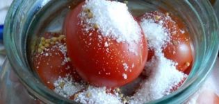 Recetas para encurtir tomates con ácido cítrico para el invierno.