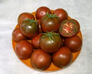 Charakteristika a opis odrody čokoládových paradajok, jej výnos