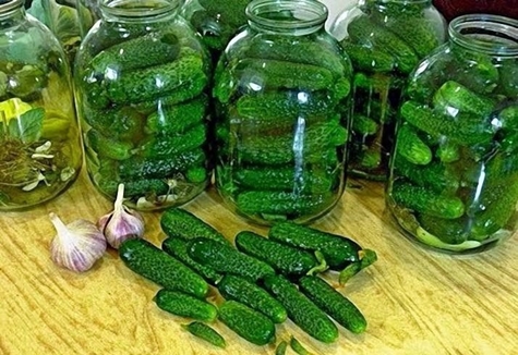 darebné konzervované uhorky s vodkou v plechovkách