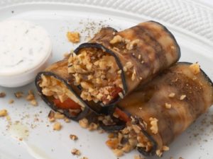 Recipes for making eggplant rolls for the winter
