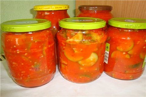 calabacín en tomate
